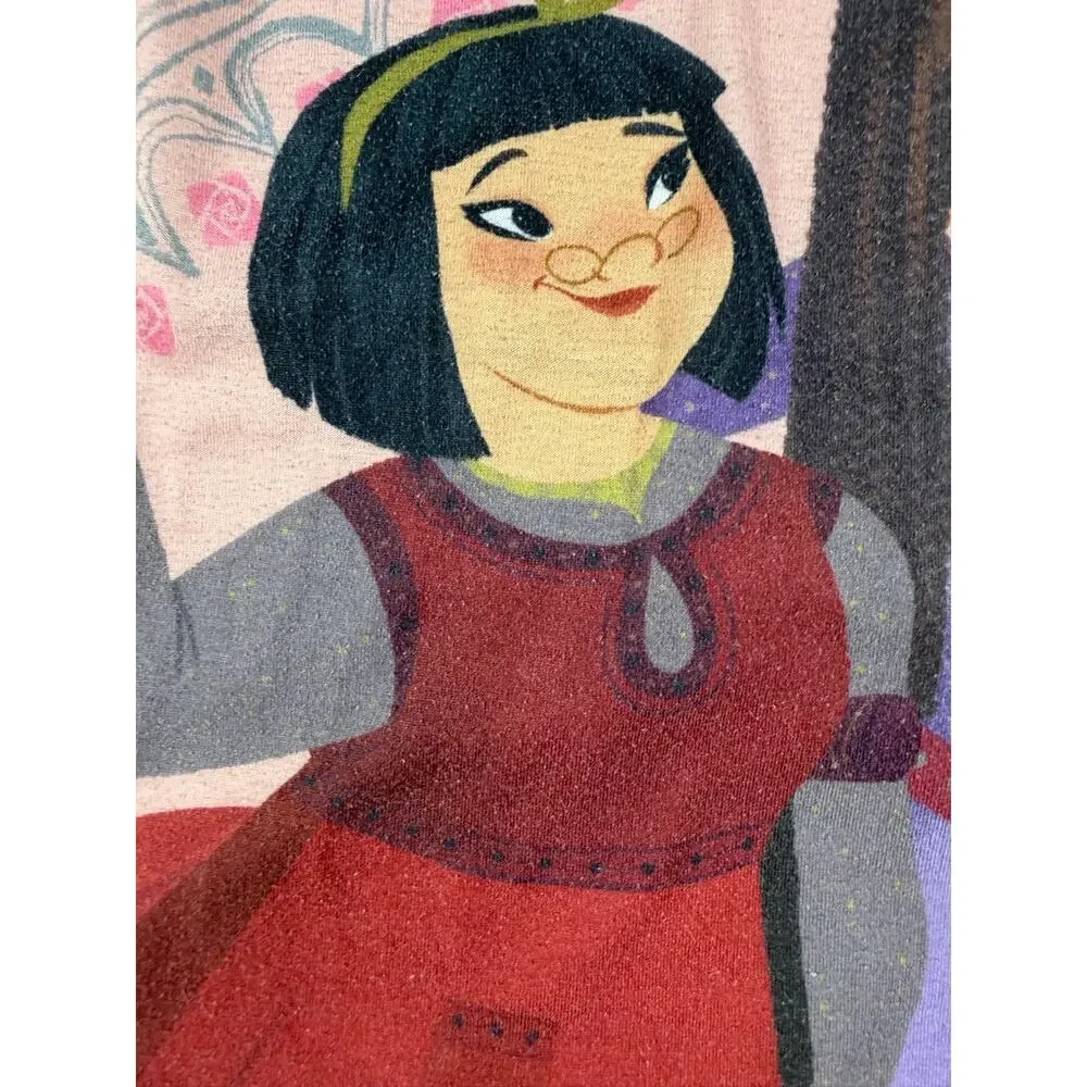 Disney Mulan Friends Are Magical Sleep Gown Pink Size 5-6 - Picture 3 of 5